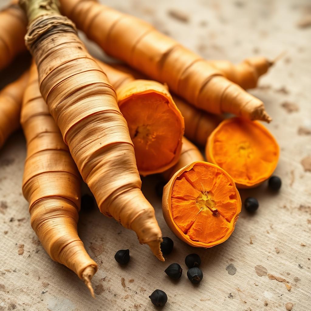 Rhizomes of Curcuma longa: natural origin of curcumin